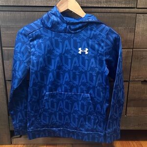 Under Armour Vibrant Blue Patterned Hoodie